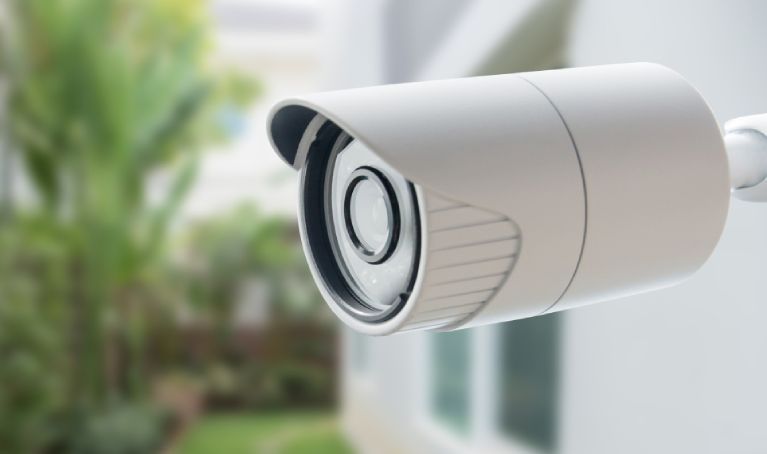 CCTV installation in a Perth home